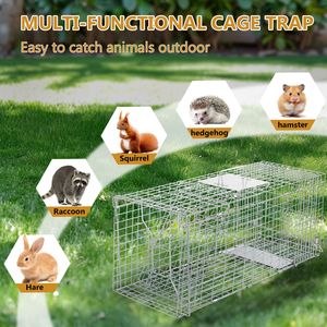 Jaula Plegable Resistente de 32 Pulgadas para Animales Vivos, Trampa Humana para Gatos, Conejos, Mapaches y Ardillas - Product Image 6