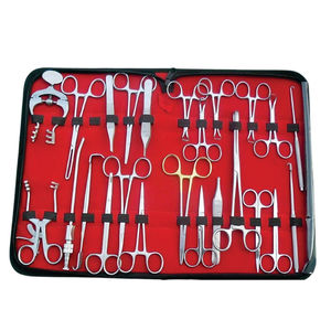 Juego de 25 Instrumentos Quirúrgicos Veterinarios de Acero Inoxidable, Kit de Herramientas Manuales con Certificación CE, Reutilizables, Clase I, en Estuche con Cierre - Product Image 3