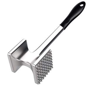 Grand attendrisseur de viande double face avec poignée antiadhésive, marteau à viande de cuisine, outil de cuisson robuste et durable - Product Image 1