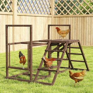Set di Attività per Polli con Diverse Posate, Altalena e Scala per 3-4 Polli, Prodotto per Gabbie di Animali - Product Image 2