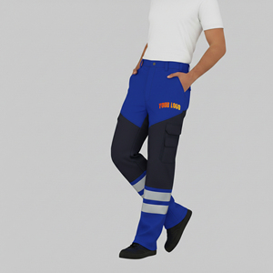 Pantalones de Seguridad para Hombre con Cinta Reflectante Impermeable de Alta Visibilidad CLASE 2, con Luces LED, Logotipo Personalizado, Estilo Hip Hop, para el Lugar de Trabajo - Product Image 1