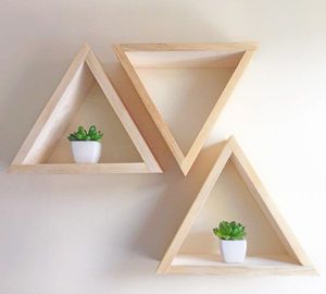 Étagère murale flottante en bois minimaliste pour la décoration intérieure moderne, solutions de rangement et d'organisation - Product Image 2