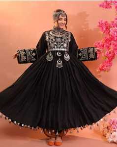 2026 Vintage Work Afghan Kuchi <b>Dress</b> for Women Handmade Traditional Embroidery Diamond Solid Pashtun Culture Wedding <b>Dresses</b> - Product Image 3