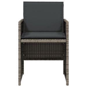 Coperture Rimovibili in Rattan PE Grigio Taglia Unica per Sedie da Giardino e Patio - Product Image 5