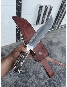 Couteau de chasse Bowie THEWIZ CRAFTS, forgé à la main, durable, à pointe clip, lame en acier à haute teneur en carbone, 8-9,9 pouces, ambidextre, authentique - Product Image 4
