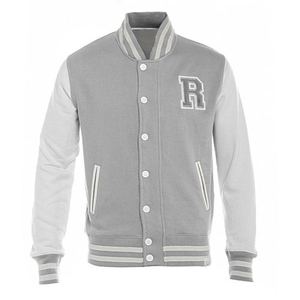 เสื้อแจ็คเก็ตเบสบอลพรีเมียมแบบ Letterman สำหรับโรงเรียน/วิทยาลัย แขนผ้าฝ้าย ปักลายตามสั่ง ปลายแขนแบบริบ กันน้ำ - Product Image 4