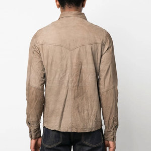 Chemise en cuir pour homme, design personnalisé 2026, 100% coton, légère, de qualité supérieure - Product Image 4