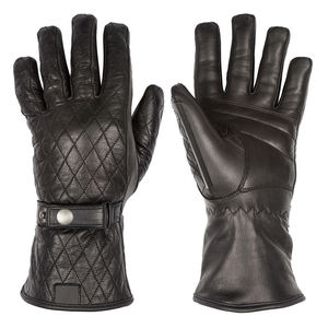 Guantes de Motocicleta de Fabricación Profesional, Guantes de Cuero con Fibra de Carbono, Pantalla Táctil, Protección Completa para los Dedos - Product Image 1