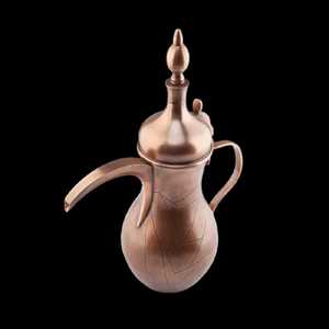 Ensemble de café arabe élégant bleu et or, théière en émail de luxe avec tasses assorties et plateau de service, ensemble de repas moyen-oriental - Product Image 4