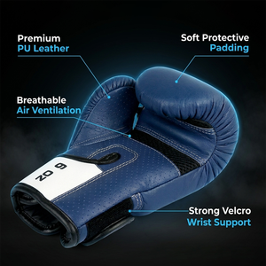 Gants de boxe en cuir PU pour enfants 4oz 6oz, gants d'entraînement respirants pour jeunes, équipement de MMA personnalisé avec logo pour enfants, vente en gros - Product Image 5