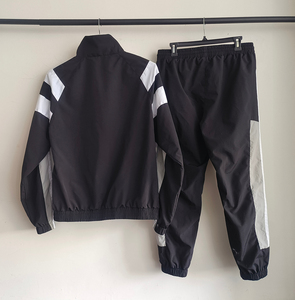 <b>Men</b> Color-Block Sport Windproof Breathable Nylon/Cotton Tracksuit <b>Jacket</b> Street Soccer Athletic Streetwear Football Casual - Product Image 5