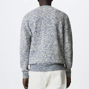 Sweat-shirt pour homme de qualité supérieure, personnalisé, impression numérique, saison printemps, tissu polaire écologique, logo personnalisé sur le devant, uni - Product Image 3