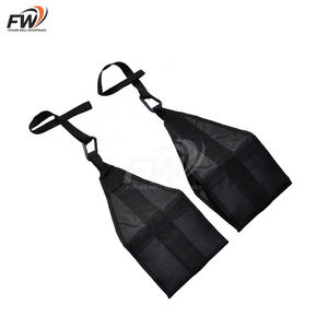 Correas de sujeción resistentes para abdominales, ajuste perfecto para todas las barras, para ejercicios de elevación de piernas, conexión rápida, anillo en D de acero, resistentes, cuero Wahid - Product Image 5