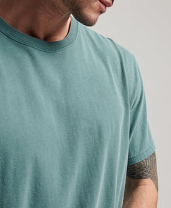 Camiseta Oversize de Algodón 100% Tejido Pesado con Hombros Caídos para Hombre, Transpirable y de Secado Rápido, Estilo Urbano Personalizado para Verano - Product Image 2