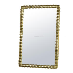 Modern Designer Round <b>Wave</b> Aluminum Metal Frame Wall <b>Mirror</b> Home Decor Bathroom Bedroom Mounted Decorative Style - Product Image 1