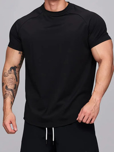Camiseta Deportiva y de Yoga, Ligera, Holgada, Personalizada, Cuello Redondo, Corte Ajustado, Secado Rápido, Tallas Grandes para Hombre - Product Image 3