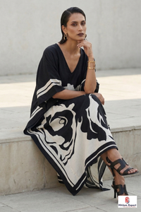 Premium Printed <b>Kaftan</b> Dress Women Loose Fit <b>Summer</b> Beach Wear Soft Fabric Stylish Design Wholesale Export Supply - Product Image 3