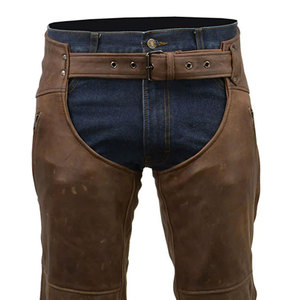 Pantalones de cuero para hombre, cómodos y de secado rápido, hechos con material de cuero a precio económico, con el mejor diseño. - Product Image 6