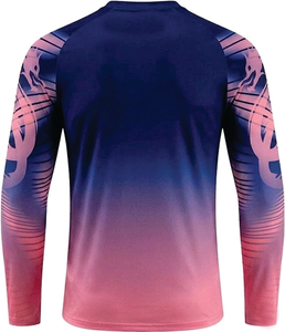 Maillot et short de gardien de but rembourrés unisexes pour hommes, femmes et jeunes, uniforme de gardien de but à manches longues pour le football, kit d'uniforme sportif pour adultes - Product Image 2