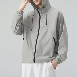 Men's Sun Protection Hooded <b>Jacket</b> <b>Lightweight</b> Breathable Oversized Zip Up Windbreaker Casual Outdoor <b>Summer</b> Hiking Fishing - Product Image 1