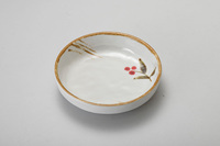 Assiette creuse ronde en mélamine écologique style coréen, incassable, pour la restauration, l'hôtellerie et les cantines (vente en gros)