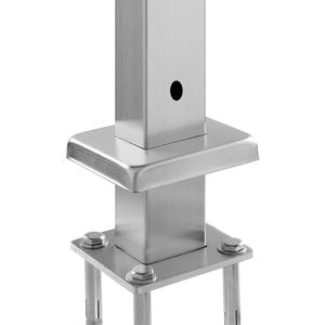 Confezione da 1 Palo per Ringhiera in Acciaio Inox 36x1x2 Pollici per Ringhiere a Livello e Scale, Pre-Forato, Dispositivi di Assistenza - Product Image 6