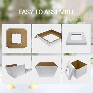 Sustainable 2mm Thick Foldable Square <b>Paper</b> <b>Boxes</b> Durable Embossed Smooth Finish Portable and Wholesale Price for Food - Product Image 3