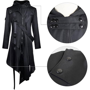 Veste en cuir PU zippée sur mesure de qualité supérieure pour hommes, nouvelle conception, veste en cuir de haute qualité. - Product Image 3