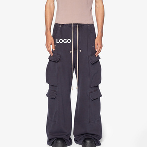 AL-TAUL IMPEX Pantalon Cargo Décontracté Homme Tendance Taille Élastique Léger Poches Utilitaires Respirant Toile Écologique - Product Image 1