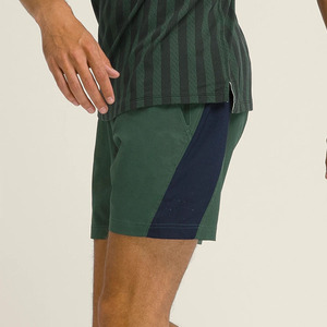Pantalones Cortos Deportivos Verdes para Hombre, Transpirables, Cintura Elástica, Color Sólido, para Verano, con Bolsillos Laterales, Corte Regular, Material de Poliéster - Product Image 5