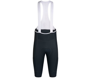 Cuissard de cyclisme ajusté pour homme, noir et blanc, en Spandex et Nylon, anti-humidité, longueur courte - Product Image 1
