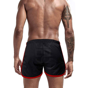 Pantalones cortos de nailon con logo personalizado para hombre, transpirables, de secado rápido, para deporte y correr, al por mayor. - Product Image 2