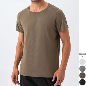 Fabricante de Ropa OEM, Camisetas Personalizadas para Hombre, 220g, 100% Algodón Grueso, Lisas, Estilo Urbano, Nueva Moda - Product Image 3