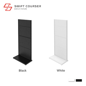 New Design Metal Diy Free Standing <b>Pegboard</b> Drone Flying Display Floor Stand - Product Image 6