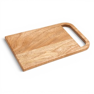 Planche à découper en bois avec poignée |   Planche à découper et à servir multifonctionnelle |   Planche de cuisine rectangulaire en bois - Product Image 3