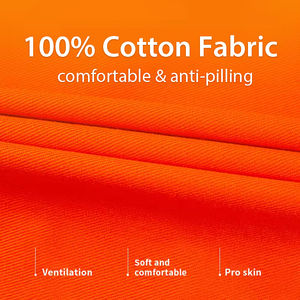 Camisa de Trabajo de Alta Visibilidad de Manga Larga de Algodón para Mecánico, Personalizada, de Seguridad para Soldadura, Reflectante, para Hombre - Product Image 6