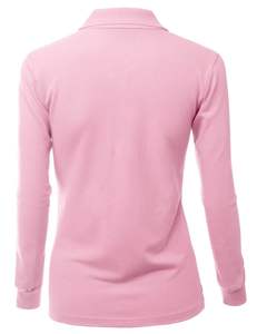 Camisetas Polo Unisex de Algodón y Poliéster para Uso Casual, Cómodas para Mujer, Ropa Deportiva para Gimnasio, Club y Actividades al Aire Libre - Product Image 3