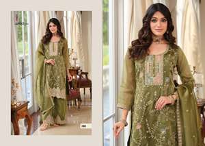 Conjunto de Kurta y Palazzo con Bordado Brillante de Diseñador, Traje Tradicional Étnico Elegante, Preparado para Usar, para Mujer, Estilo Festivo - Product Image 5