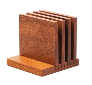 Premium Quality Wood Coaster Factory Cup <b>Mat</b> Bulk Eco-Friendly Modern Wood Coaster At Lowest Price - Product Image 1