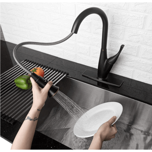 Rubinetto da Cucina Monocomando con Doccetta Estraibile per Lavello a Foro Singolo - Product Image 5