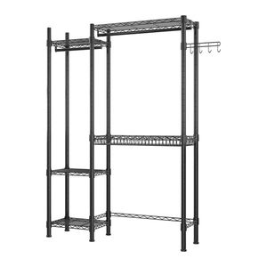 Appendiabiti in metallo resistente, portatile, per interni, organizer per armadio, scaffale portaoggetti per lavatrice e asciugatrice, appendiabiti in filo metallico per piccoli spazi - Product Image 2
