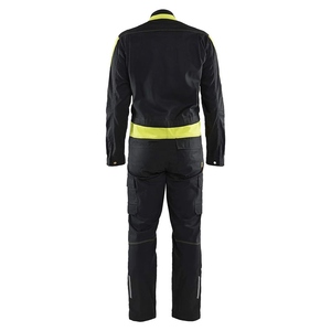 Overol de Trabajo de Alta Visibilidad para Hombre, Uniforme de Seguridad de Poliéster, Franjas Reflectantes Verdes - Product Image 4