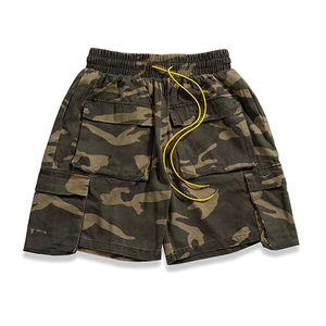 Pantalones Cortos de Hombre con Logotipo Personalizado, Estampado Digital Completo, Parche Bordado con Letras, Lona de Sarga, Camuflaje, Pantalones Cortos de Caza para Hombre - Product Image 4