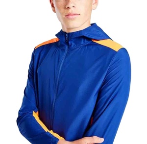 Chaqueta cortavientos personalizada Cremallera completa Hombres Deportes al aire libre Con capucha Nueva chaqueta cortavientos impermeable Capucha para hombres - Product Image 6