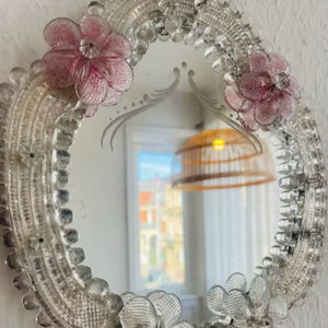 Vintage Venetian Murano <b>Glass</b> <b>Mirror</b> - Product Image 1