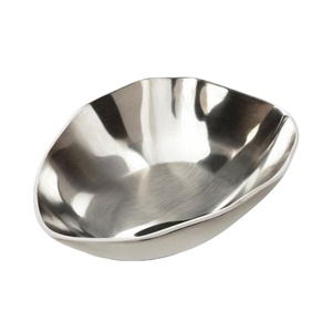 Tazón para Ensalada Estilo Americano, Tazón de Metal Pulido Espejo para Frutas, Suministros para Hoteles y Restaurantes, Tazón Decorativo para Servir Alimentos, Logotipo Personalizado - Product Image 1