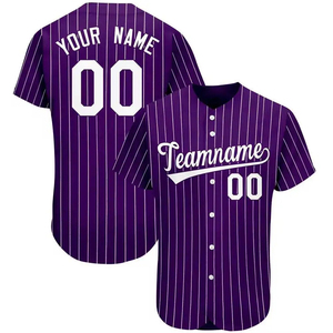 Best Quality Pakistan-Made Baseball Uniform Jersey Customized Color/Design/Team Name Breathable Unisex Adult OEM Wholesale 100% - Product Image 6