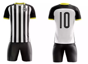 Soccer Jersey Sets Solid Letter Short Sleeve Lightweight Sublimation Football Shirts for Men Custom Team Uniform Sportswear Kits - Product Image 2