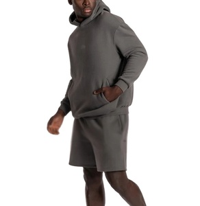 Ensemble sweat à capuche et short personnalisés Ensemble sweat à capuche et short unisexe pour femmes Ensembles de shorts et sweatshirts pour hommes - Product Image 3