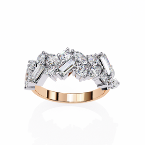 <b>Memory</b> Lights Certified 18K Solid Gold Lab Created Diamond Ring Lab Grown Diamond Ring - Product Image 1